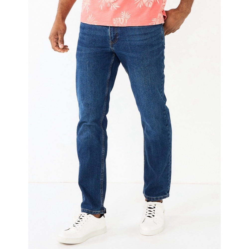 NWT Men's Sonoma Regular-Fit Everyday Jean Blue Size 32/34